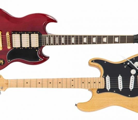 guitarras-da-marca-vintage-sg-e-stratocaster